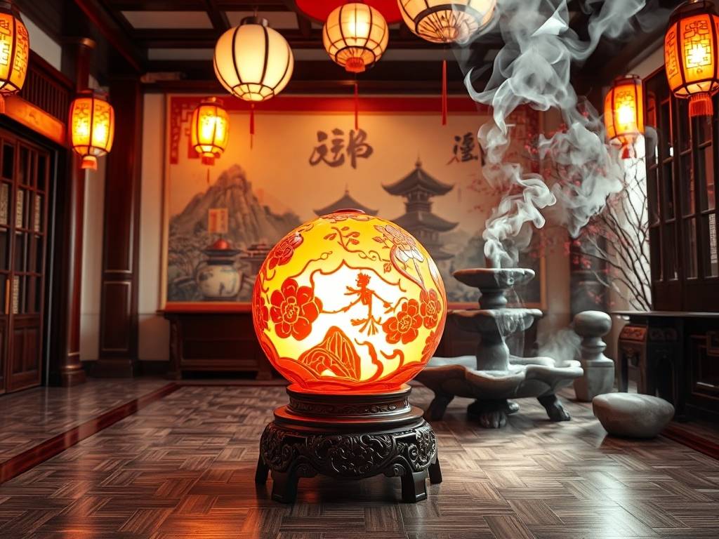 招财转运风水球