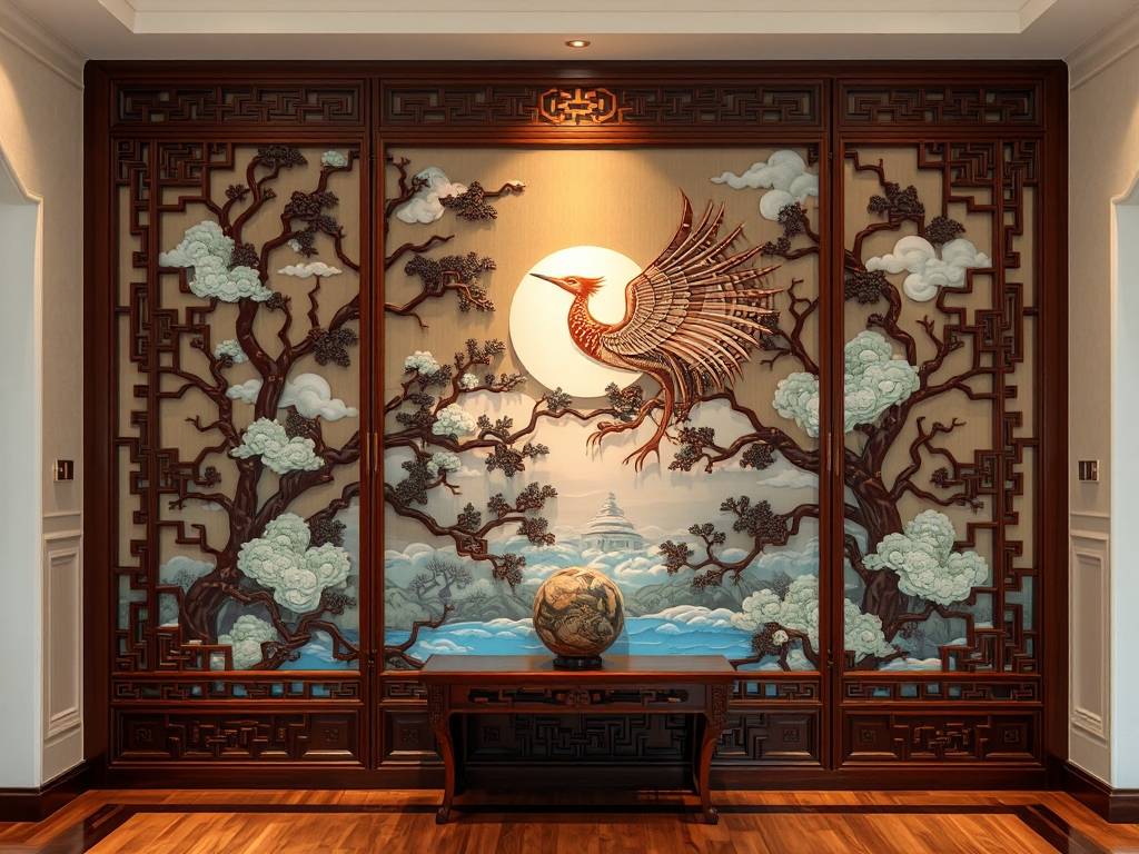 玄关在东墙上挂什么好