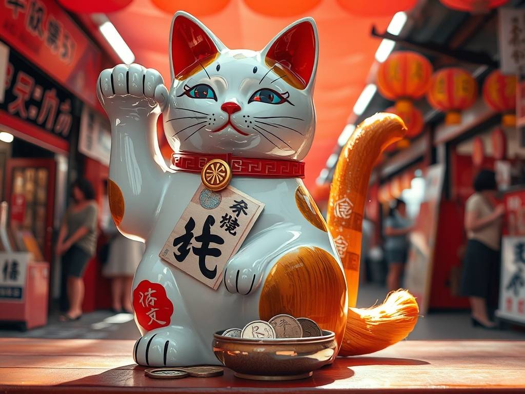 招财猫里面要放多少钱 正确使用钱财滚滚