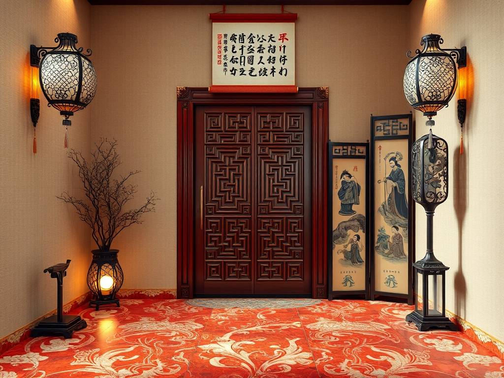 一进門(mén)玄关装修效果图