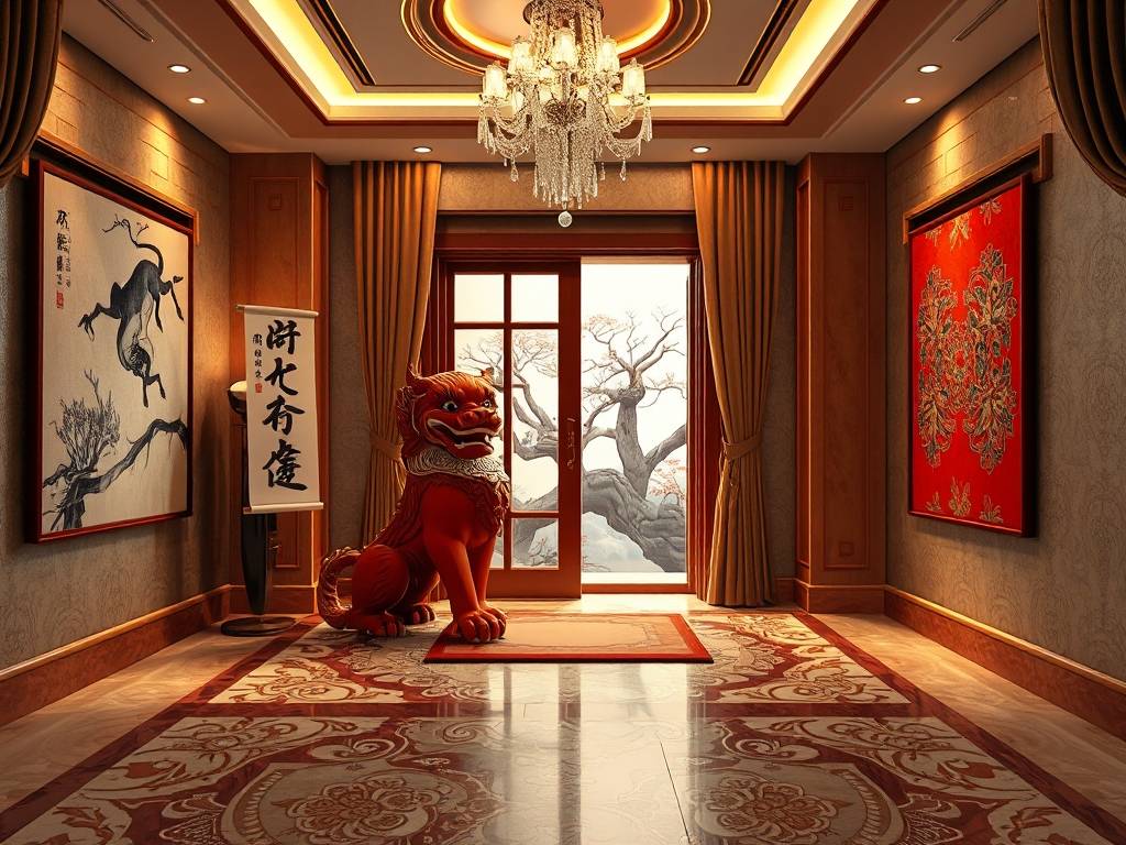 一进门口玄关怎么装饰图片