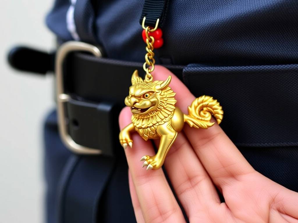 貔貅钥匙扣怎么佩戴