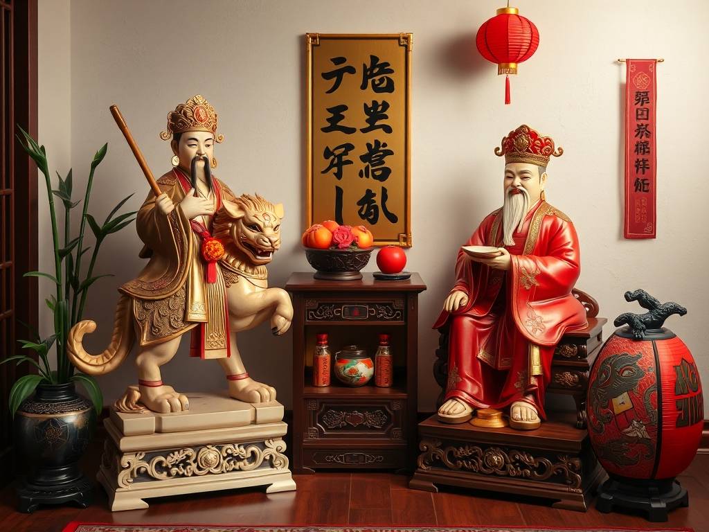家里怎么摆财神爷 文武财神需区分