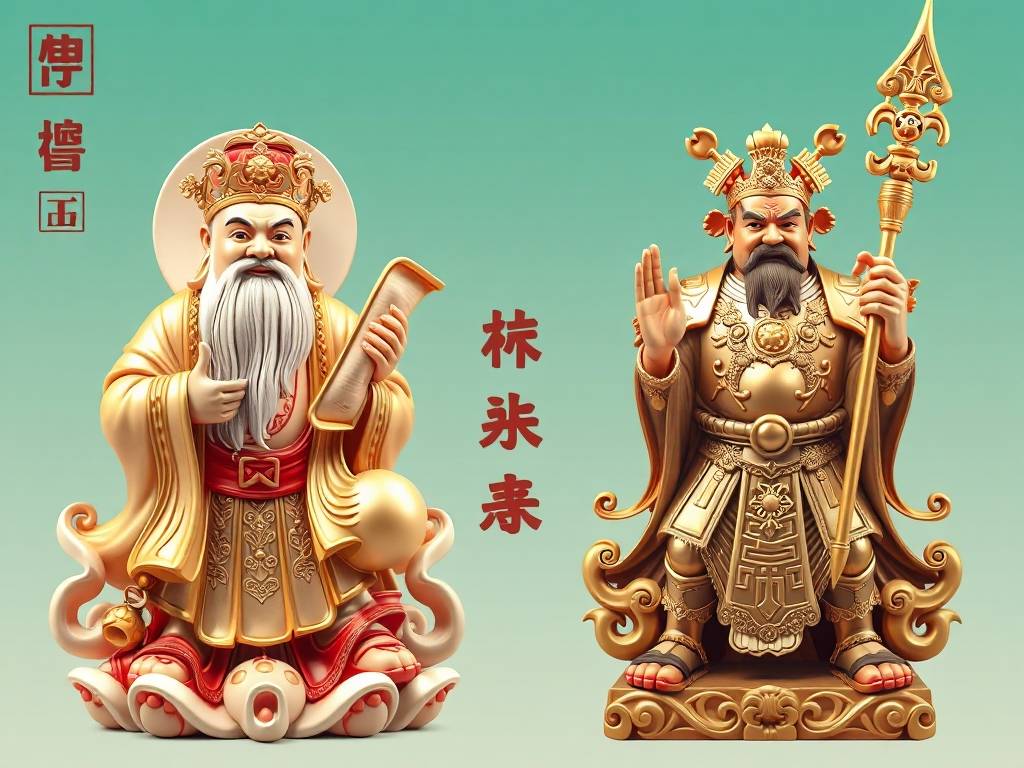 怎样区分文财神和武财神图片 文财神与武财神摆放讲究