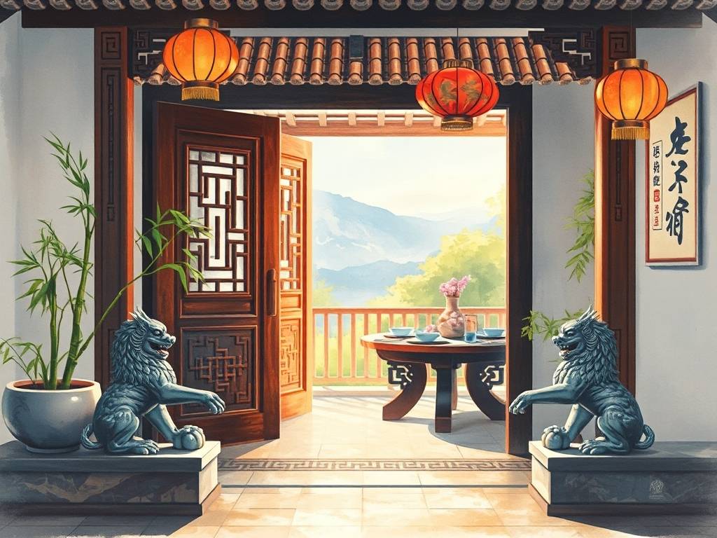 入户对着餐厅的风水