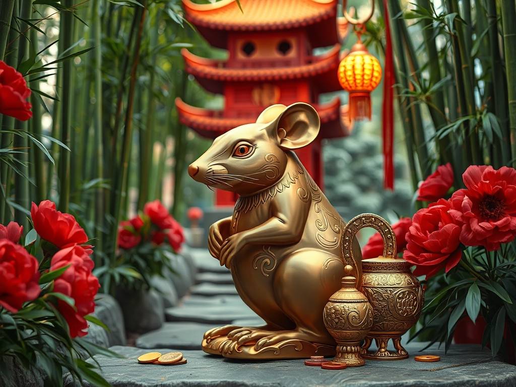 生肖鼠摆放什么摆件最招财 选好摆件升职加薪