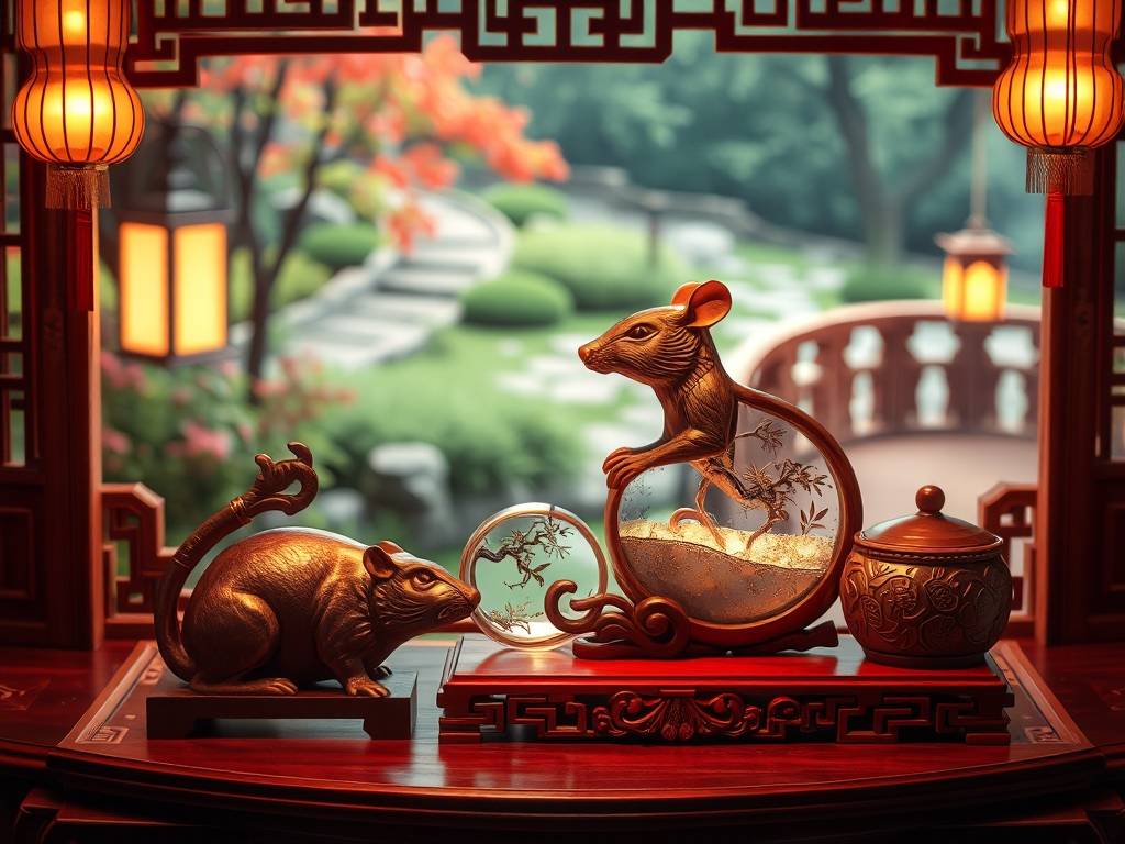 生肖鼠摆放什么摆件最招财 选好摆件升职加薪