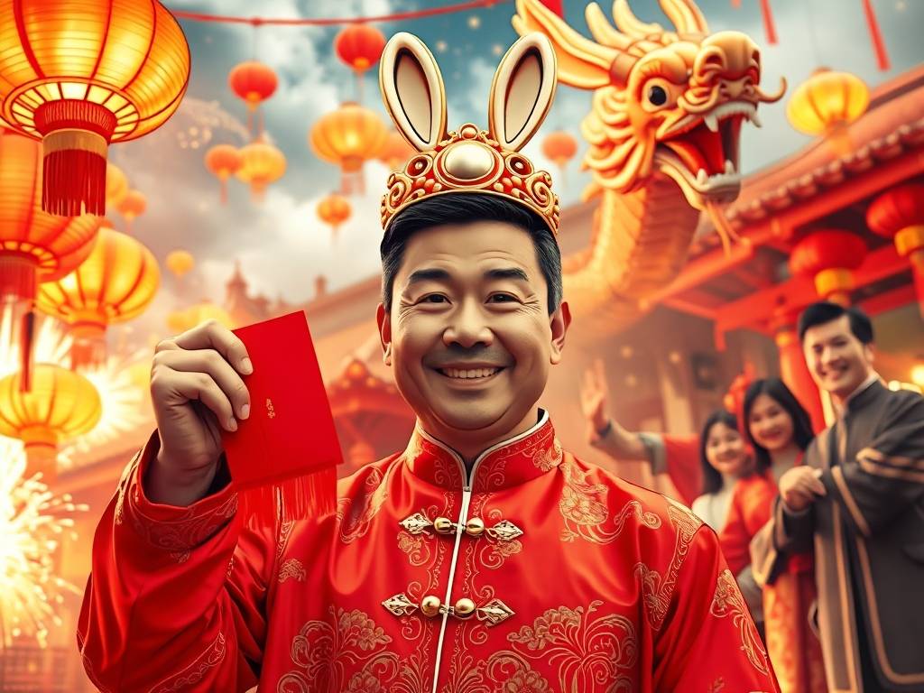 属羊人黑兔年春节大爆发，有两喜，大福到来