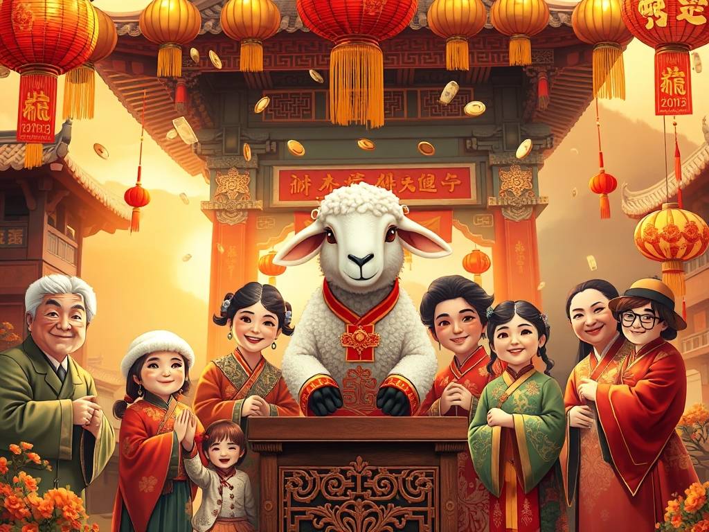 属羊人2023年春节百年难遇，子孙后代有福，大小财滚滚来