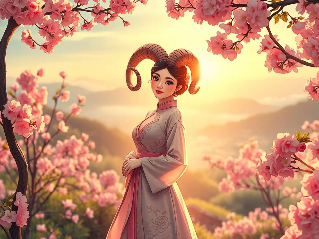 属羊人2024年有桃花运,桃花运来临