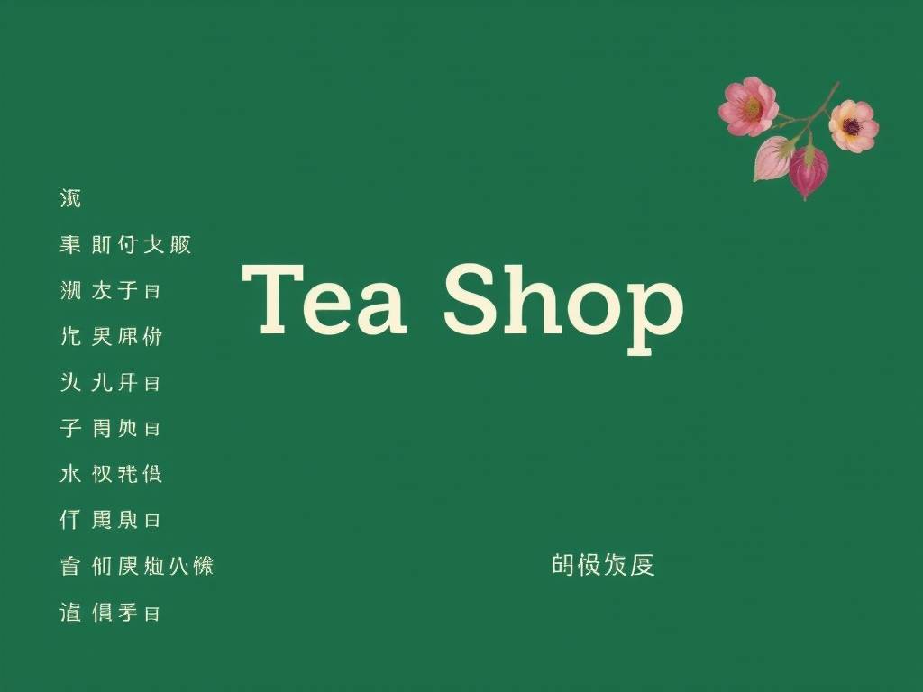 好听的茶叶店名取名方法及(jí)店名大全