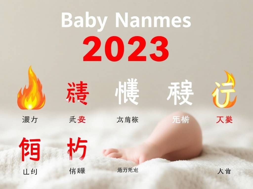 小孩起名字大全免费2023年男孩女孩，小孩起名字大全免费带火字旁