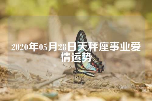 2020年05月28日天秤座事业爱情运势