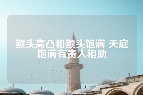 额头高凸和额头饱满 天庭饱满有贵人相助