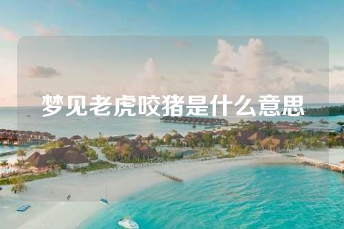 梦见老虎咬猪是什么意思