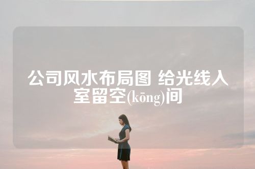 公司风水布局图 给光线入室留空(kōng)间